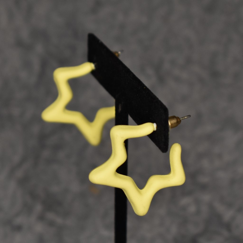 3/$15 Nwt Beya Yellow Star Earrings